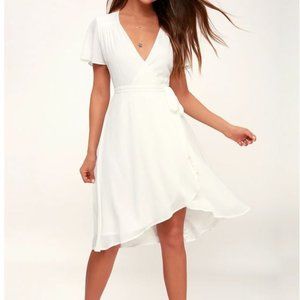 LuLu's White Bridal/Wedding Shower Dress (NWT)